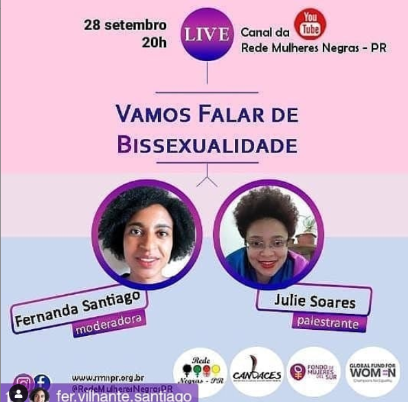 Vamos Falar de Bissexualidade – Moderação de Fernanda Lucas&nbsp;Santiago